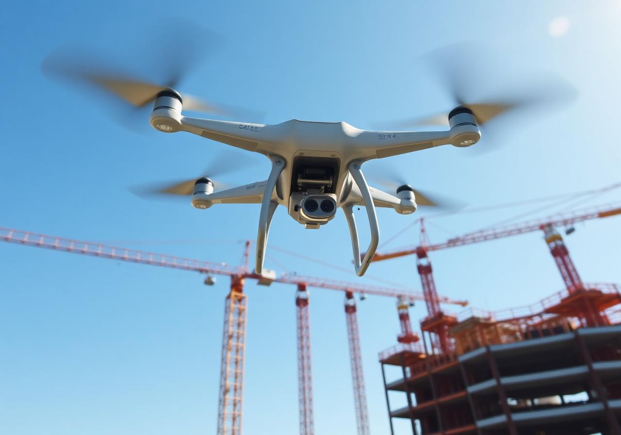 Acompanhamento de Obras com Drone